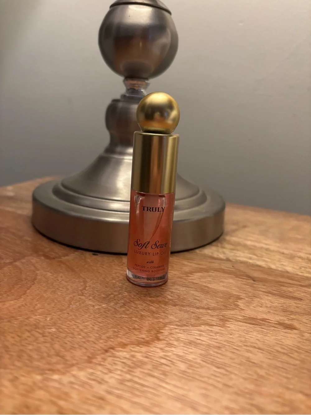 NEW Truly Soft Serve Luxury Lip Oil Peptide + Ceramide 0.42 oz
